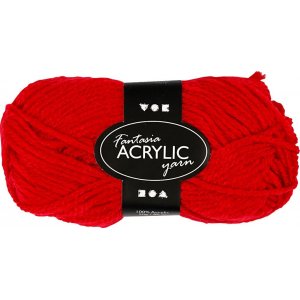 Fantasia Acrylgarn - rot - 50 g Fantasia Acrylgarn - rot - 50 g