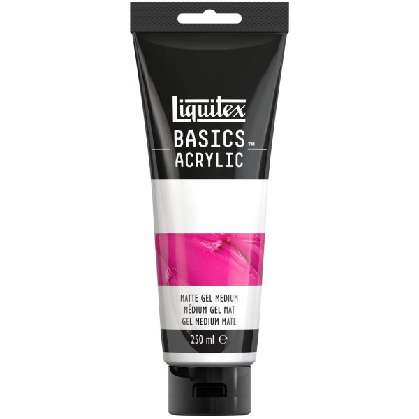Acrylmedium - Liquitex Basics Additives - 250 ml - Tube Matt Gel Medium
