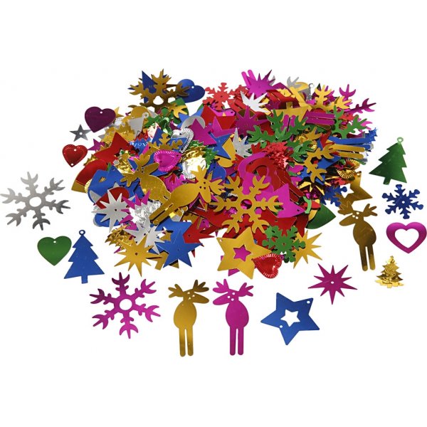 Pailletten - leuchtende Farben - 400 g