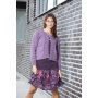 Strickmuster - Strickjacke mit Schnrsenkeln