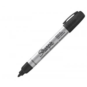Markierungsstift Sharpie Metal Barrel Small Bullet - Schwarz Markierungsstift Sharpie Metal Barrel Small Bullet - Schwarz
