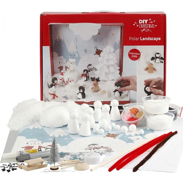 Das Materialset fr Polarlandskap