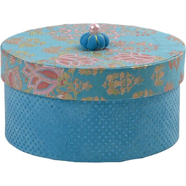 Runde Pappmach-Boxen - 3 Stck