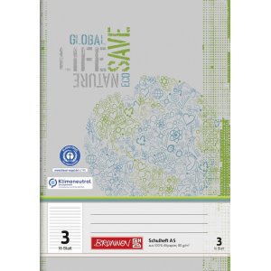 Schulheft - A5-Recyclingpapier (16 Seiten) Schulheft - A5-Recyclingpapier (16 Seiten)
