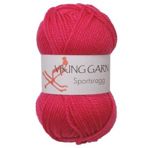 Wikingergarn Sportlappen 50g - Rosaorange (572) SR Wikingergarn Sportlappen 50g - Rosaorange (572) SR