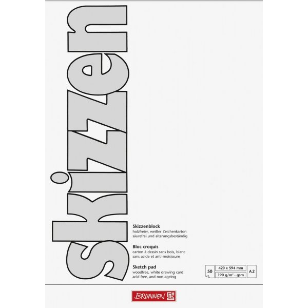Skizzenblock - A2 110g (30 Seiten)