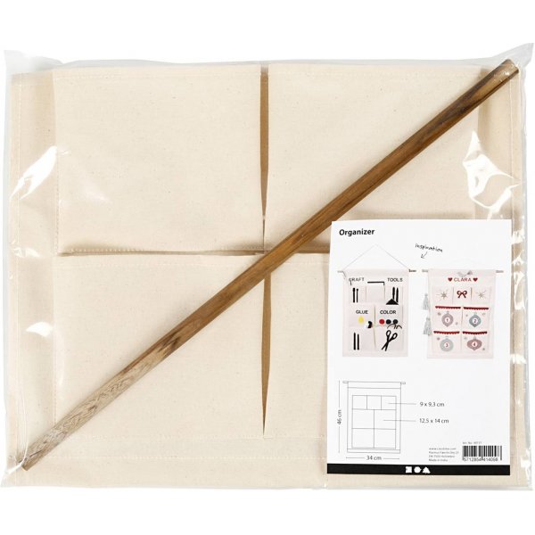 Kleiderbgel mit 7 Taschen