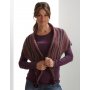 Strickanleitung - Gestrickter Schal mit gehkelten Sternen
