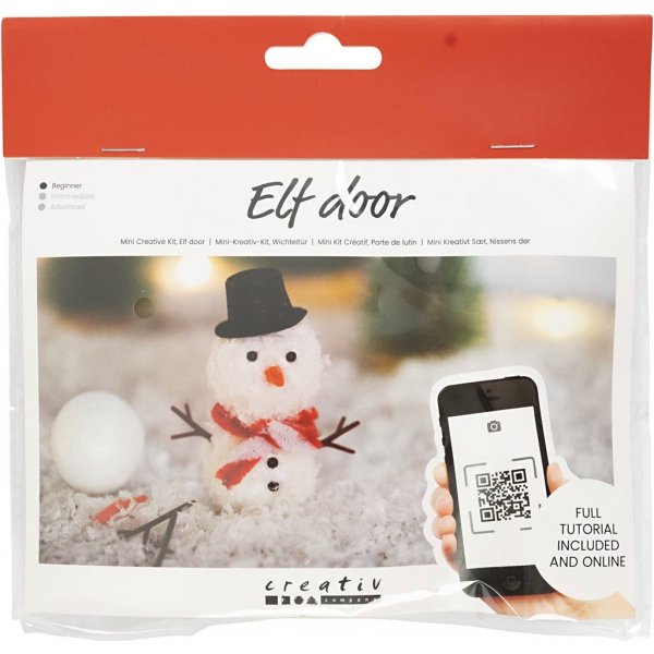 Mini-DIY-Kit Weihnachtsmanntr - Schneemann