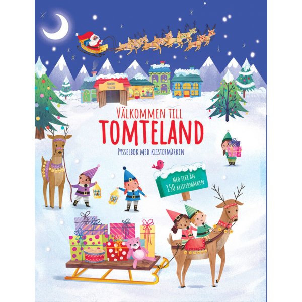 Willkommen in Santaland: Bastelbuch mit Aufklebern