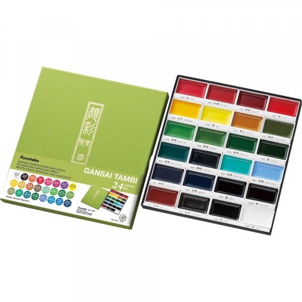 Aquarellfarbe Gansai Tambi - 24 Farben