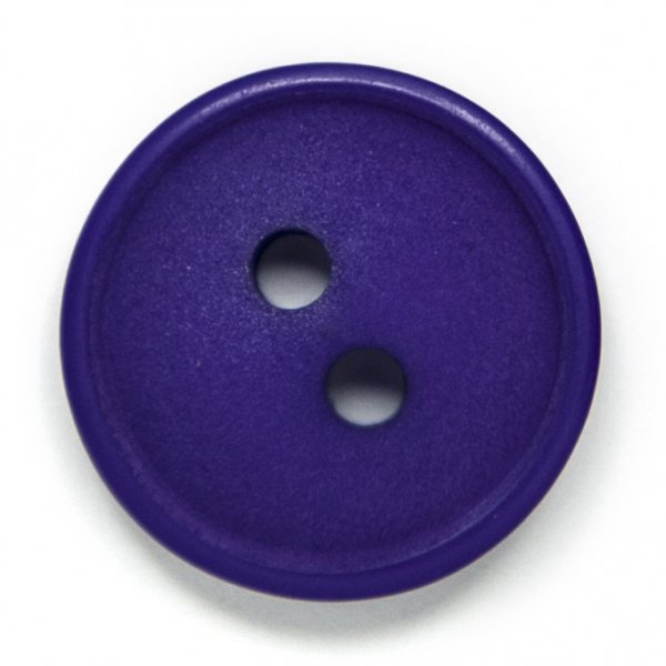 Knopf Oval 2-Loch 15 mm 6 Stck - Lila