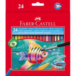 Aquarellstiftset - Faber-Castell - 24-tlg Aquarellstiftset - Faber-Castell - 24-tlg