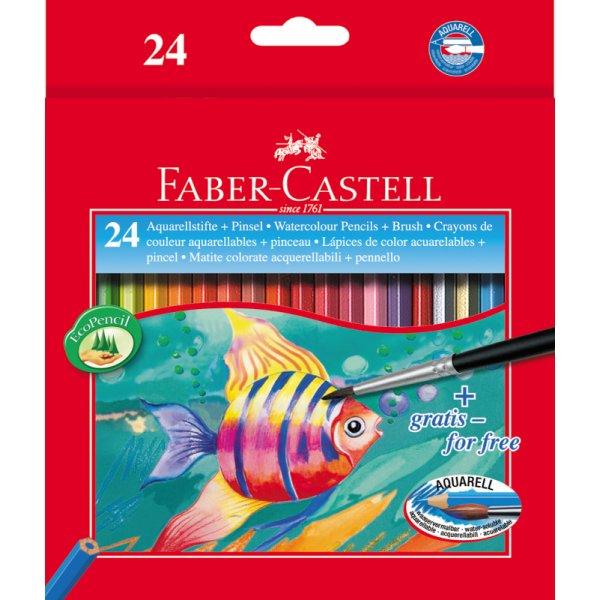 Aquarellstiftset - Faber-Castell - 24-tlg