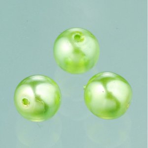 Glasperlen Wachs Glanz 6 mm - hellgrün 40 Stk. Glasperlen Wachs Glanz 6 mm - hellgrün 40 Stk.