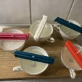 Kundenbild Flachdocht gewachst 3x12/8 cm - 10er-Pack. mit Halter