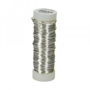 Versilberter Kupferdraht 25 m - ø 0,5 mm Versilberter Kupferdraht 25 m - ø 0,5 mm