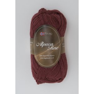 Wikingergarn Alpaka Fein 50g - Rostrot (650) Wikingergarn Alpaka Fein 50g - Rostrot (650)