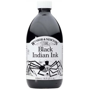 Marker W&N 500 ml - 030 Schwarze Tusche 500 ml Marker W&N 500 ml - 030 Schwarze Tusche 500 ml