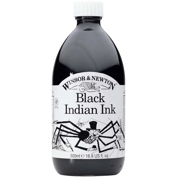 Marker W&N 500 ml - 030 Schwarze Tusche 500 ml