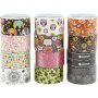 Klebeband - Muster - gemischte Farben - 12 x 5 m