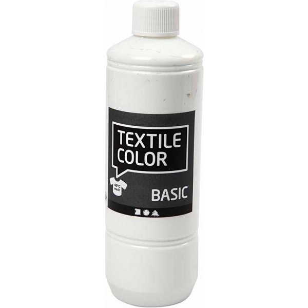 Textilfarbe Textilfarbe - Wei - 500 ml