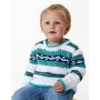 Strickanleitung - Strickpullover mit Mustern in Farben