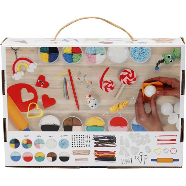 Foam Clay und Silk Clay im Thema Asche - gemischte Farben