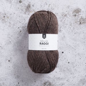 Mittlerer Raggi 100g - Braun meliert Mittlerer Raggi 100g - Braun meliert