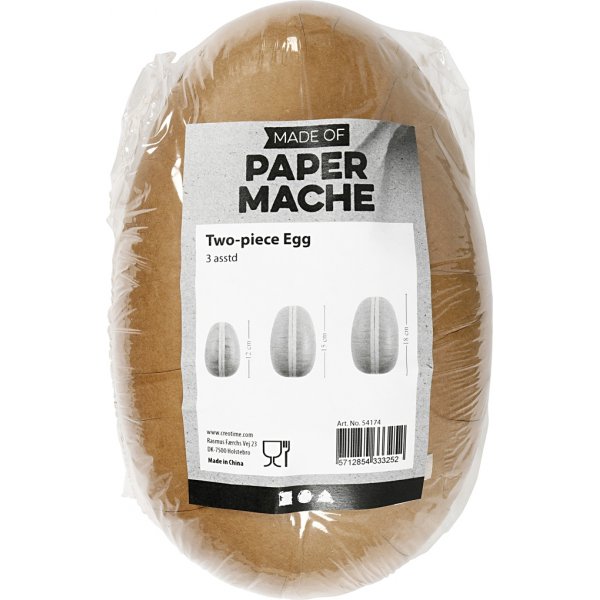 Zweiteilige Eier - 3 Stk