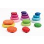 Runde bunte Holzsteine 20 Stk