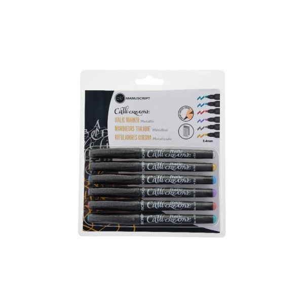 Kalligraphie-Marker Creative Metallic - 6er-Pack
