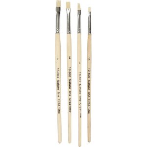 Natur Line Pinsel - Nr. 00+1+2+4 - Teller - 4 Stk Natur Line Pinsel - Nr. 00+1+2+4 - Teller - 4 Stk