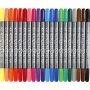 Colortime Doppelmarker - Standardfarben - 20 Stk