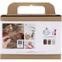 Mini-DIY-Set Christbaumkugeln - Pailletten