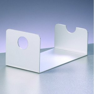 Halterung für Ringstab 15,3 x 7,2 cm - silberfarbenes Aluminium Halterung für Ringstab 15,3 x 7,2 cm - silberfarbenes Aluminium