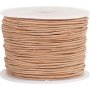 Lederband - Beige - 1 mm - 50 m