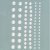 Halbperlen Acryl selbstklebend 3 5 7 mm - weiße Perle 72er-Pack rund Halbperlen Acryl selbstklebend 3 5 7 mm - weiße Perle 72er-Pack rund