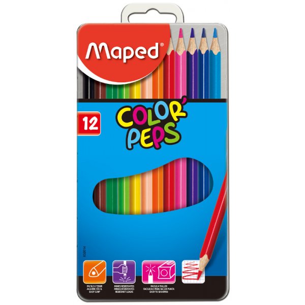 Buntstiftset Maped - 12 Bleistifte