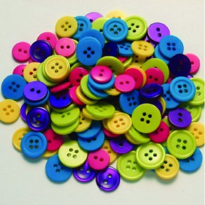 Knopf - mehrere Farben 130 Stk. Cool Knopf - mehrere Farben 130 Stk. Cool