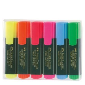 Textmarker Faber-Castell - 6 Farben Textmarker Faber-Castell - 6 Farben