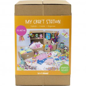 Mein Bastelstation-Dekorationsset, gemischte Farben