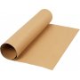 Lederpapier - hellbraun - einfarbig - 1 m