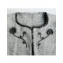 Strickanleitung - Stockinette-Strickjacke mit gehkeltem Blumenmuster