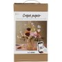 DIY-Kit Krepppapier - Blumenstrau