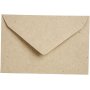 Recycelter Umschlag - Natur - 7,8 x 11,5 cm - 50 Stk
