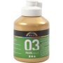 Schulfarbe Acryl - Metallic - Gold - Metallic - 500 ml