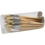 Nature Line Pinsel - Nr. 1+2+3+4+5+6+7+8+9+10 - flach, rund - 80 Stk