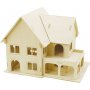 3D-Konstruktionsfigur - Haus mit Veranda
