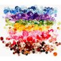 Harmony facettierte Kunststoffperlen - gemischt - gemischte Farben - 7 x 250 g